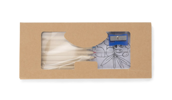 Pastelky s omalovánkou DECOR