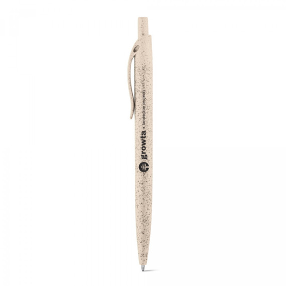 CAMILA. Kuličkové pero z pšeničného slaměného vlákna a ABS s klipem