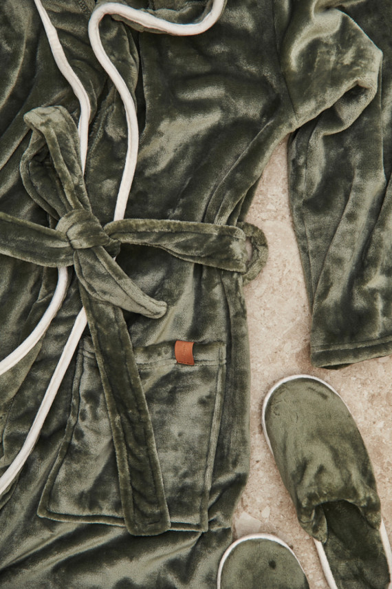 Luxusní župan VINGA Louis z GRS RPET velikost S/M