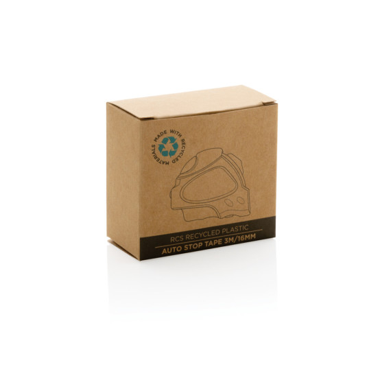Svinovací metr Auto stop 3m/16mm z RCS recykl. plastu