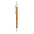 NATURA. Kuličkové pero z korku a recyklovaný hliník (100 % rAL) s klipem