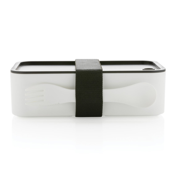 Krabička na jídlo s příborem z GRS recyklovaného PP