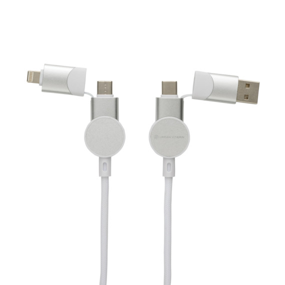 Nabíjecí kabel 6 v 1 Oakland 1,2m 45W z RCS recykl. plastu