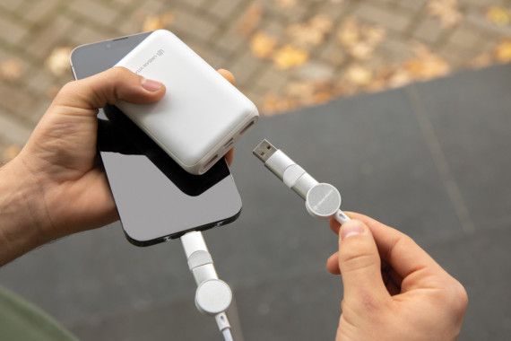 Nabíjecí kabel 6 v 1 Oakland 1,2m 45W z RCS recykl. plastu