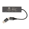 USB rozbočovač Terra z RCS recykl. hliníku