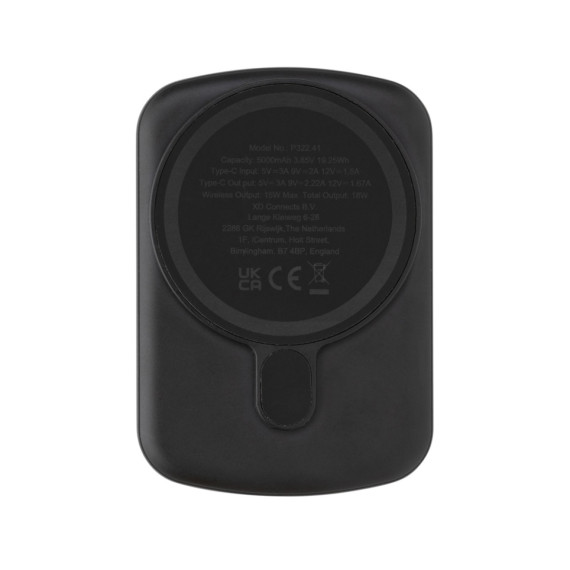 Magnetická powerbanka 5000mAh MagBoost z RCS recykl. plastu