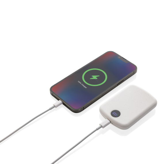 Magnetická powerbanka 5000mAh MagBoost z RCS recykl. plastu