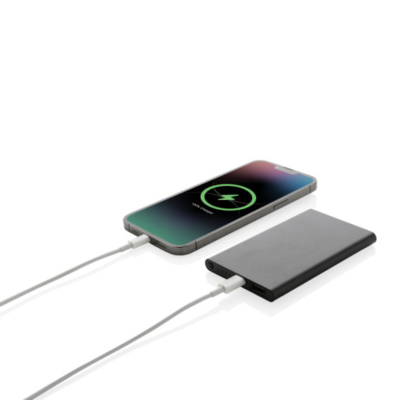 Powerbanka 4.000mAh s USB C z RCS recykl. plastu a hliníku