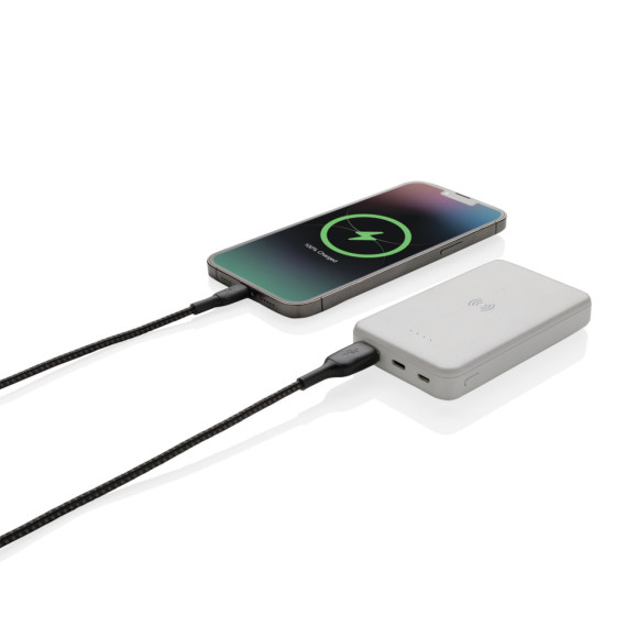 Bezdrátová powerbanka 5000 mAh 5W z RCS recykl. plastu