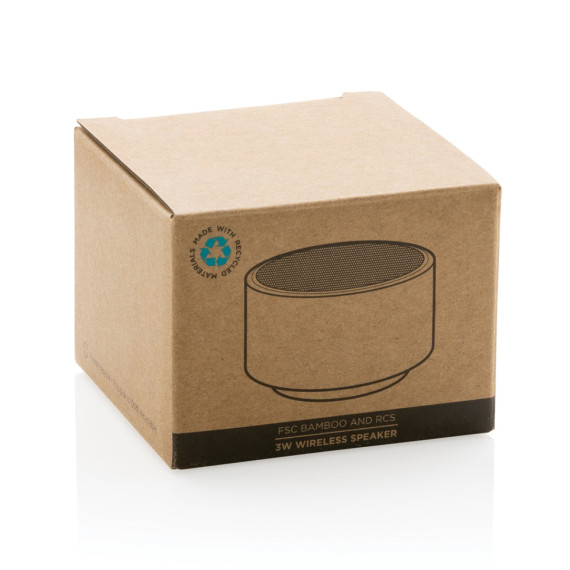 Bezdrátový reproduktor 3W z bambusu a RCS rABS