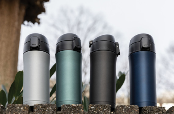 Metalický termohrnek Easy lock