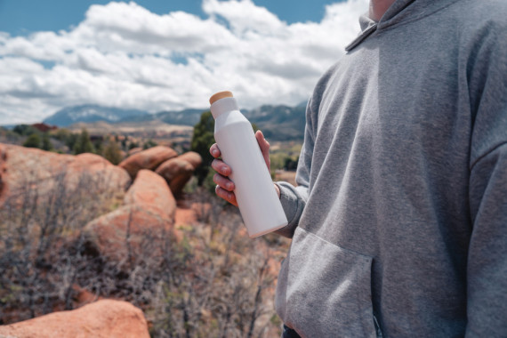 Termo lahev Gaia z RCS recyklované nerezové oceli