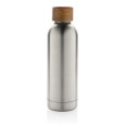 Termo lahev Wood z RCS recyklované nerezové oceli