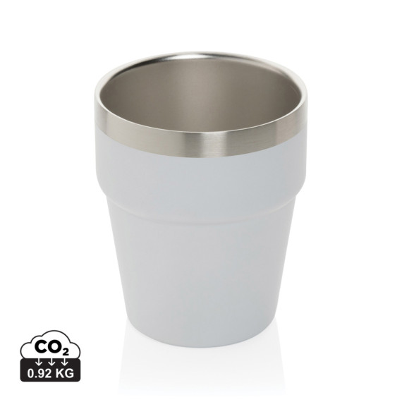 Hrnek s dvojitou stěnou Clark 300ml z RCS recykl. oceli