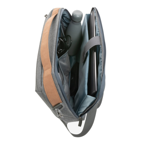 Dvoutónová taška na 15.6" notebook Impact z 300D RPET AWARE™