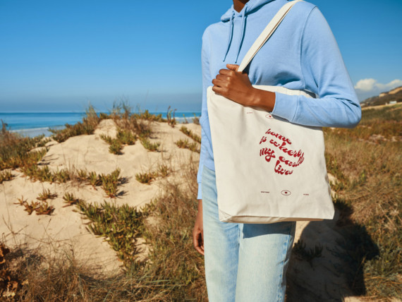 Nebarvená taška Impact z 285g recykl. canvas AWARE™