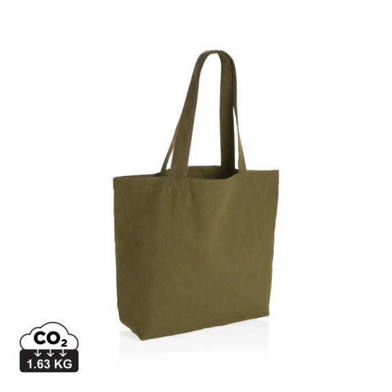 Nebarvená taška s kapsou Impact z 240g recykl. canvas AWARE™
