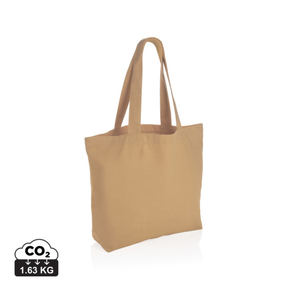 Nebarvená taška s kapsou Impact z 240g recykl. canvas AWARE™