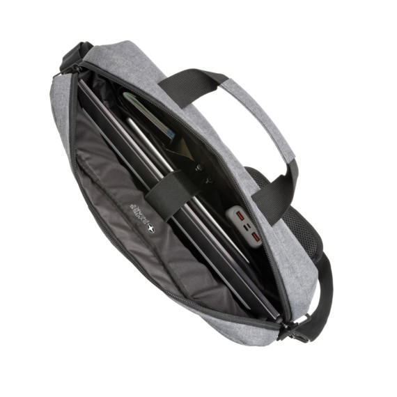 RFID taška na 15.6" notebook Swiss Peak z RPET AWARE™