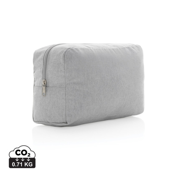 Nebarvená toaletní taška Impact z 285g recykl. canvas AWARE™