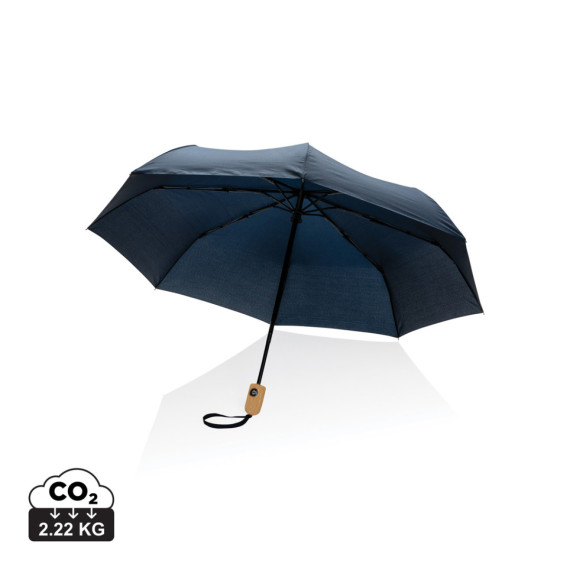 21" bambus auto-open/close deštník Impact ze 190T RPET AWARE