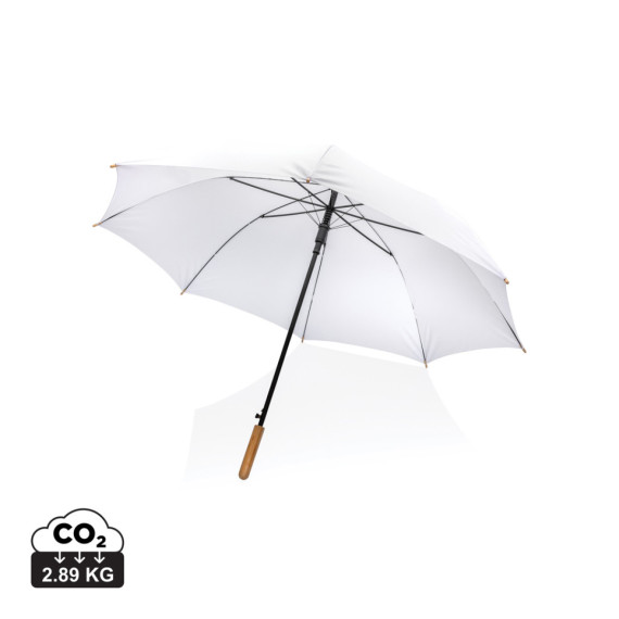 27" bambusový auto-open deštník Impact ze 190T RPET AWARE™