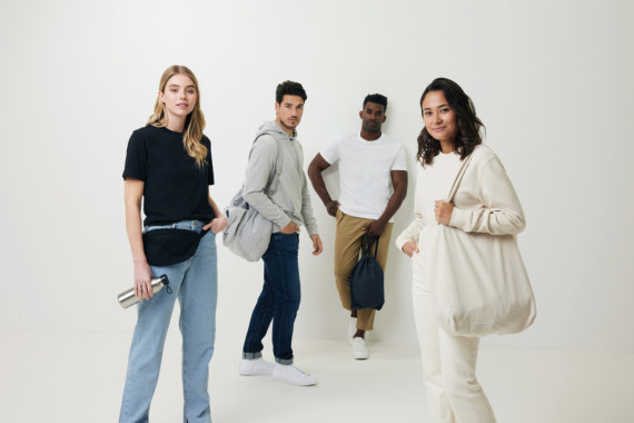 Nebarvená mikina IQONIQ Denali z recykl. bavlny