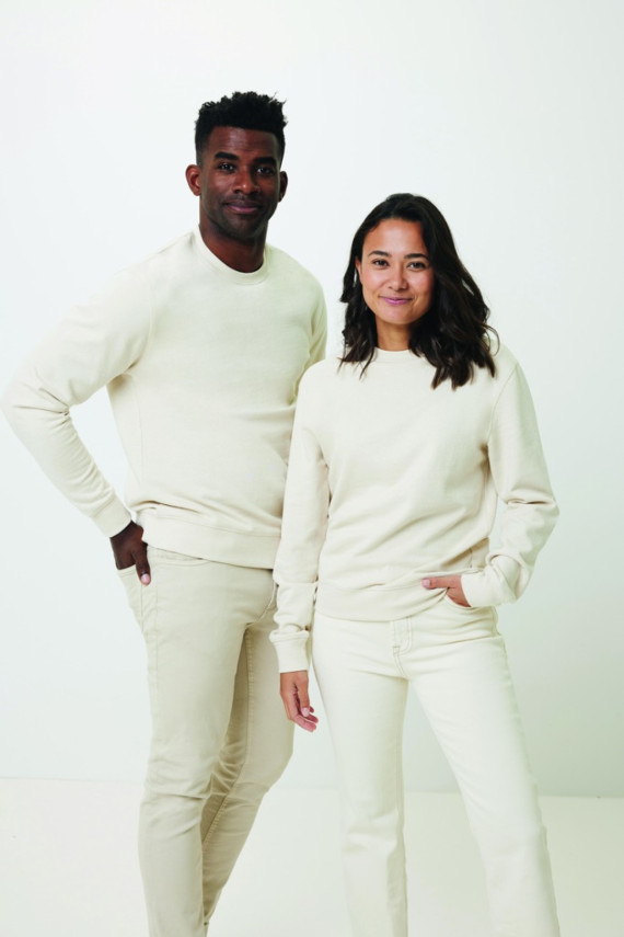 Nebarvená mikina IQONIQ Denali z recykl. bavlny