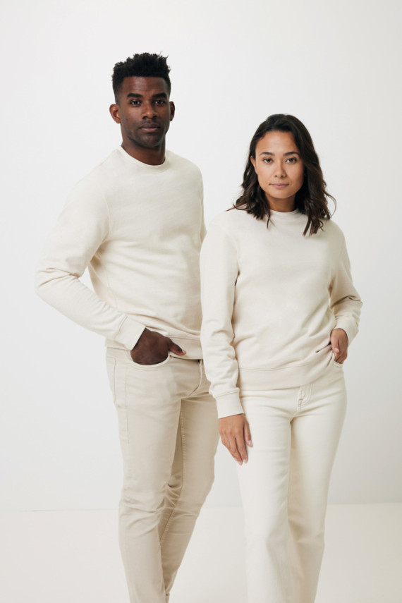 Nebarvená mikina IQONIQ Denali z recykl. bavlny