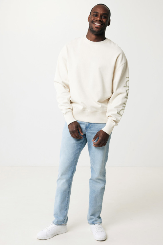 Mikina IQONIQ Kruger relaxed fit z recykl. bavlny