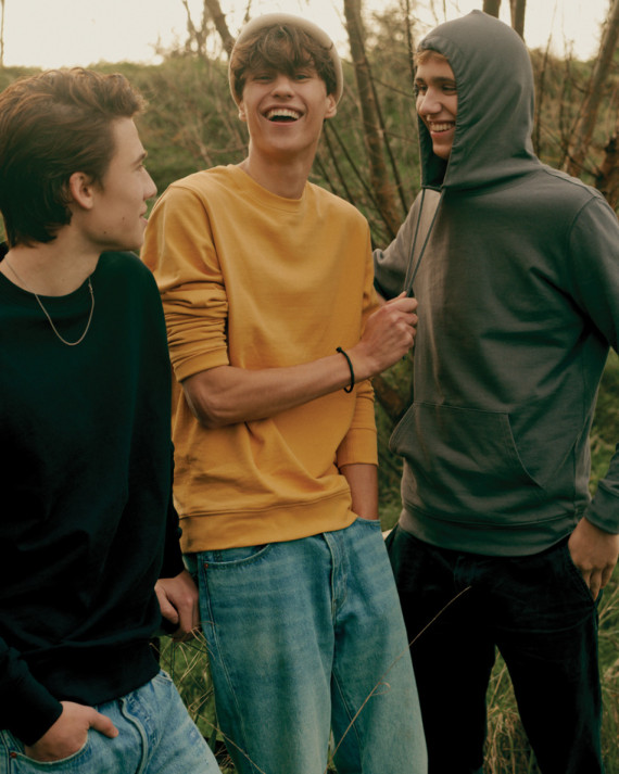 Lehká mikina IQONIQ Etosha z recykl. bavlny