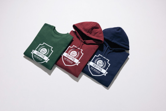 Mikina s kapucí IQONIQ Jasper z recykl. bavlny