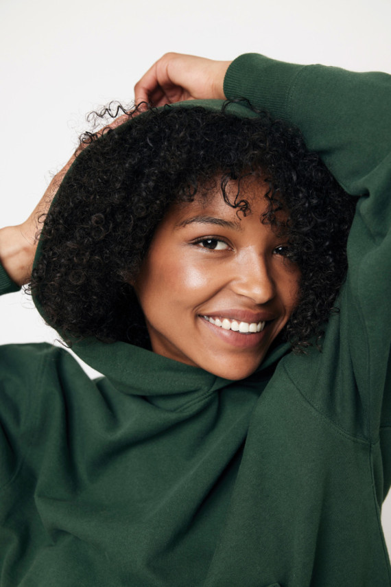 Mikina s kapucí IQONIQ Yoho relaxed fit z recykl. bavlny