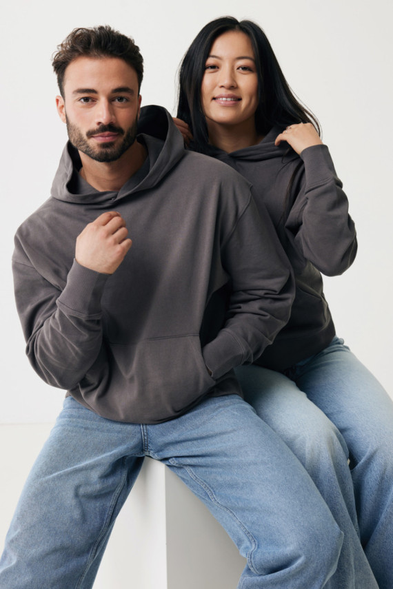 Mikina s kapucí IQONIQ Yoho relaxed fit z recykl. bavlny