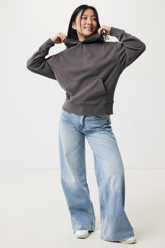 Mikina s kapucí IQONIQ Yoho relaxed fit z recykl. bavlny