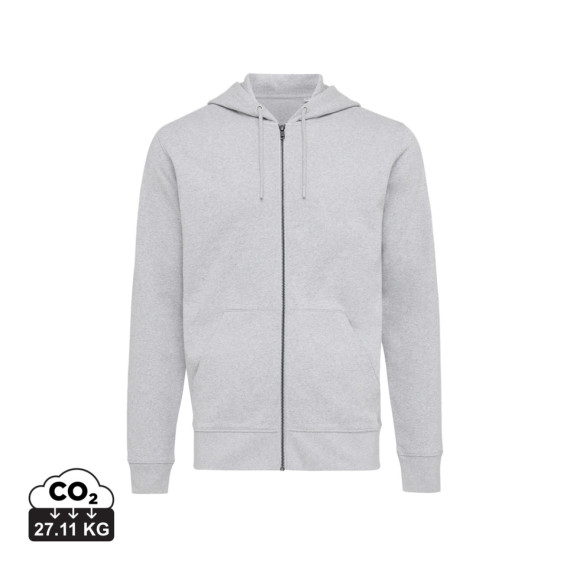 Mikina na zip s kapucí IQONIQ Abisko z recykl. bavlny