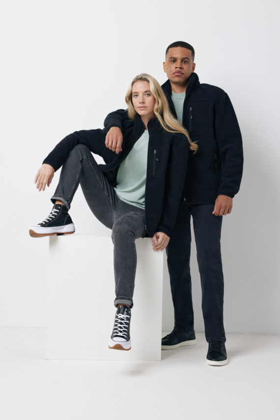 Pile fleece bunda IQONIQ Diran z recykl. polyesteru