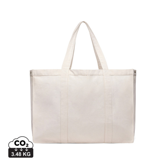 Maxi tote bag VINGA Hilo z recykl. canvas AWARE™