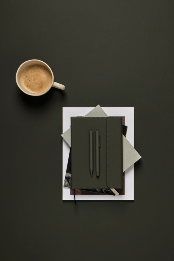 Zápisník VINGA Baltimore z GRS recykl. papíru a PU