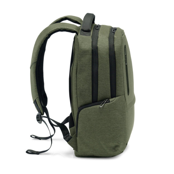 BOSTON. Voděodolný dvoubarevný nylonový batoh na 17'' notebook