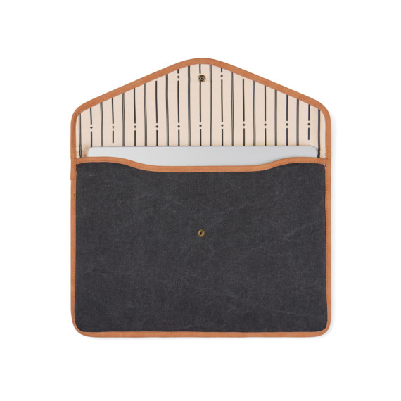 VINGA Pochette ordinateur 14" en toile recyclée GRS Bosler