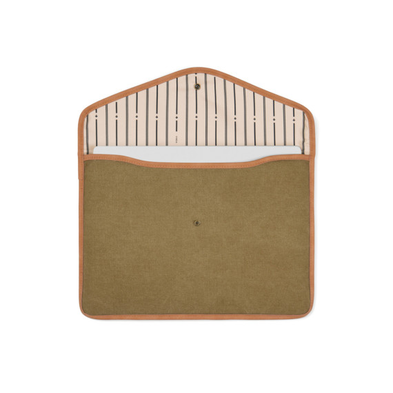 VINGA Pochette ordinateur 14" en toile recyclée GRS Bosler