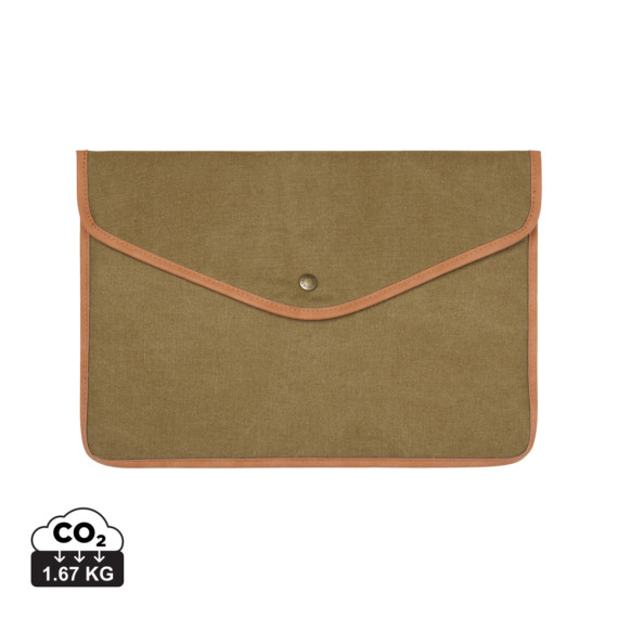 VINGA Pochette ordinateur 14" en toile recyclée GRS Bosler