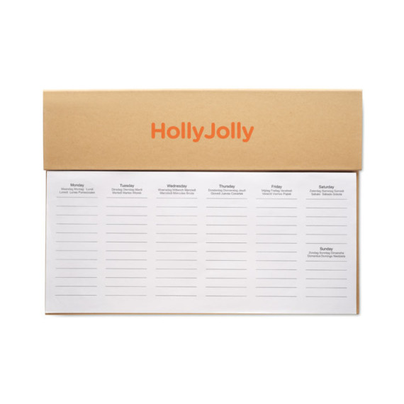 MEMWEEK, Týdenní stolní plánovač