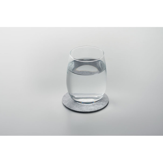 FELTSTER, Kulatý plstěný podtácek z RPET