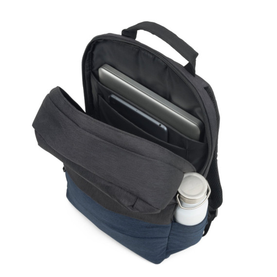 GENOA BPACK. Batoh proti krádeži z 600D recyklovaného polyesteru s vysokou hustotou