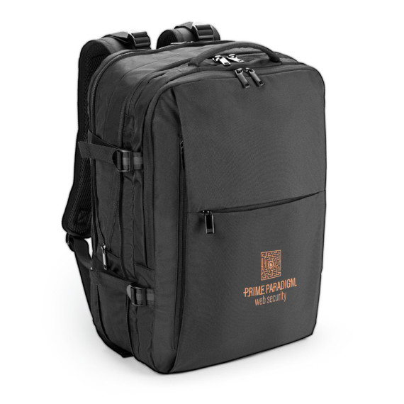 DALLAS. Cestovní batoh z recyklovaného 600D polyesteru s vysokou hustotou pro 17.3" notebook