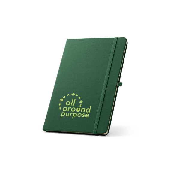 ANNE. Zápisník A5 z recyklovaného polyesteru (100% rPET) s linkovanými stránkami