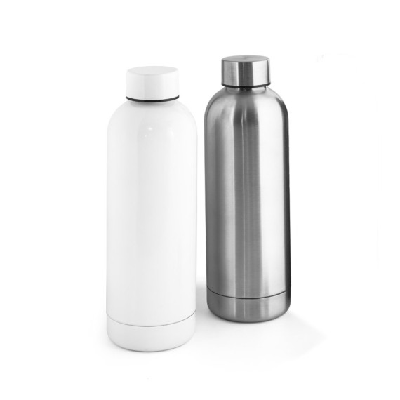 ODIN METTALIC. Láhev z 90% recyklované nerezové oceli 550 mL