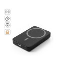 AMPERE 5. Magnetická power banka 5 000 mAh s 15W superrychlou bezdrátovou nabíječkou ve recyklovaného ABS (100% rABS)